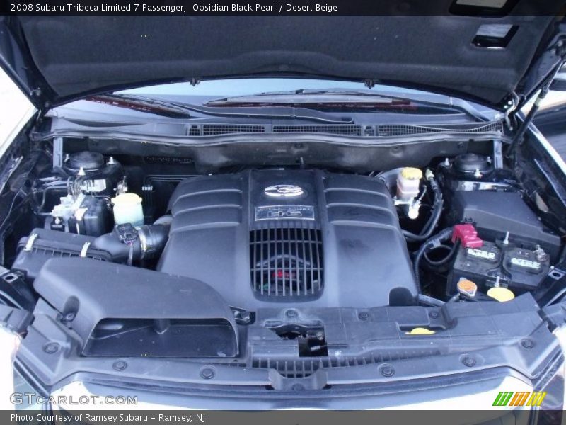  2008 Tribeca Limited 7 Passenger Engine - 3.6 Liter DOHC 24-Valve VVT Flat 6 Cylinder