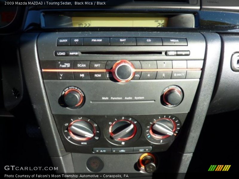 Black Mica / Black 2009 Mazda MAZDA3 i Touring Sedan