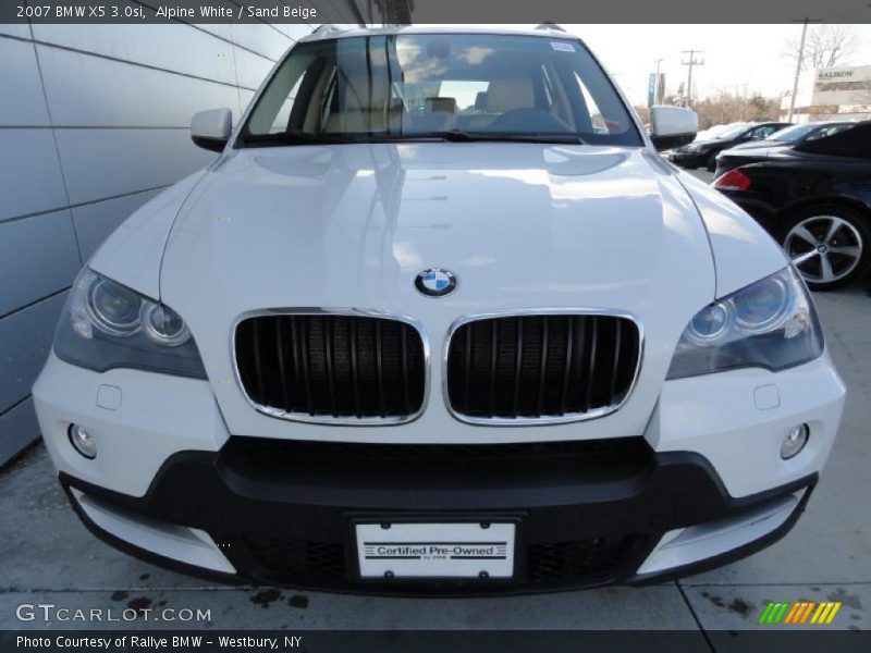 Alpine White / Sand Beige 2007 BMW X5 3.0si