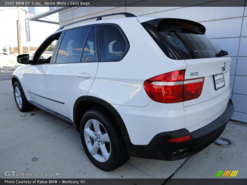 Alpine White / Sand Beige 2007 BMW X5 3.0si