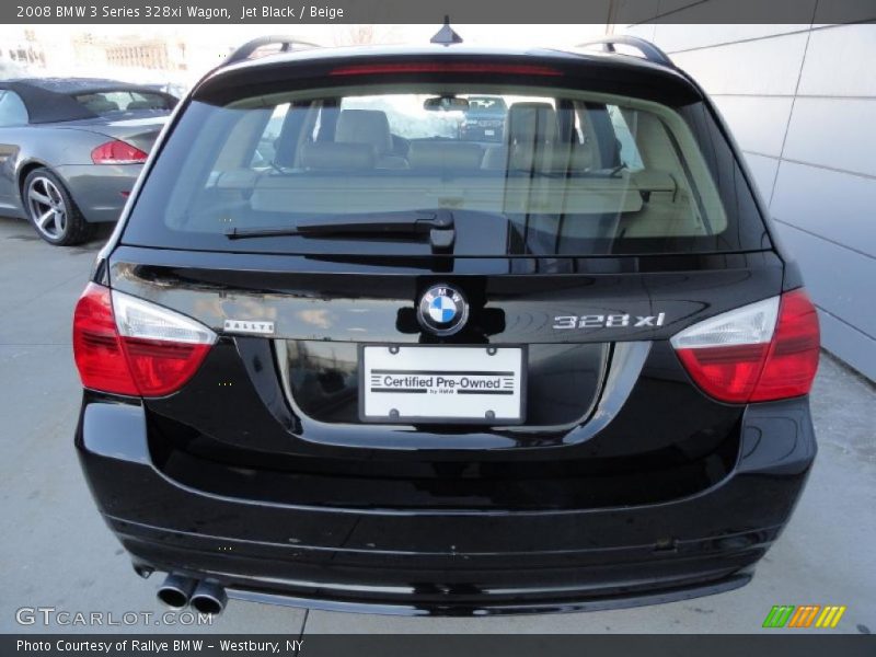 Jet Black / Beige 2008 BMW 3 Series 328xi Wagon