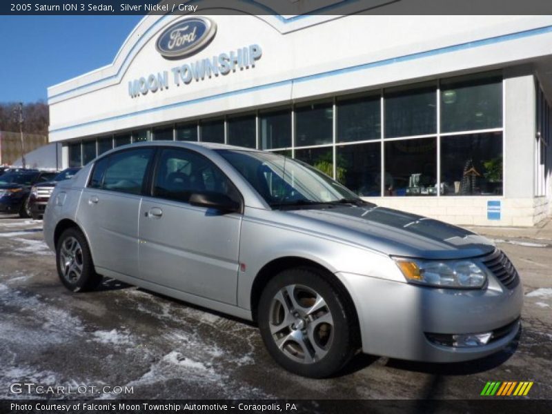 Silver Nickel / Gray 2005 Saturn ION 3 Sedan