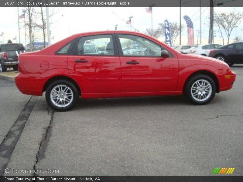 Infra-Red / Dark Pebble/Light Pebble 2007 Ford Focus ZX4 SE Sedan