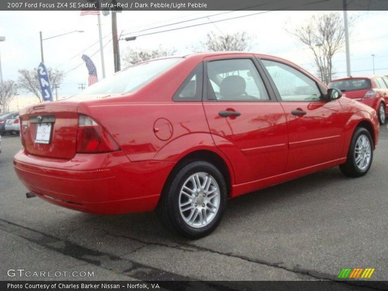 Infra-Red / Dark Pebble/Light Pebble 2007 Ford Focus ZX4 SE Sedan
