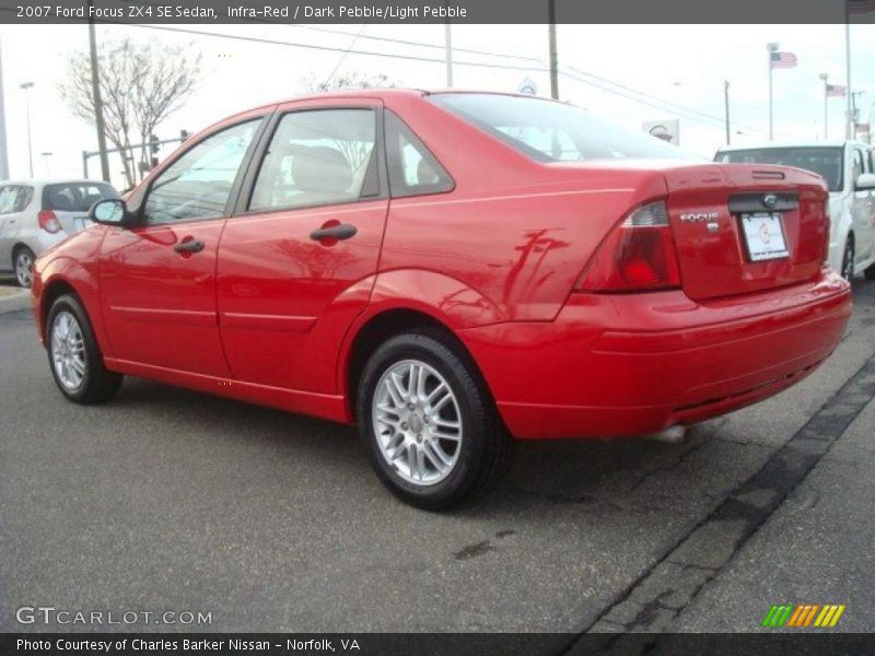 Infra-Red / Dark Pebble/Light Pebble 2007 Ford Focus ZX4 SE Sedan