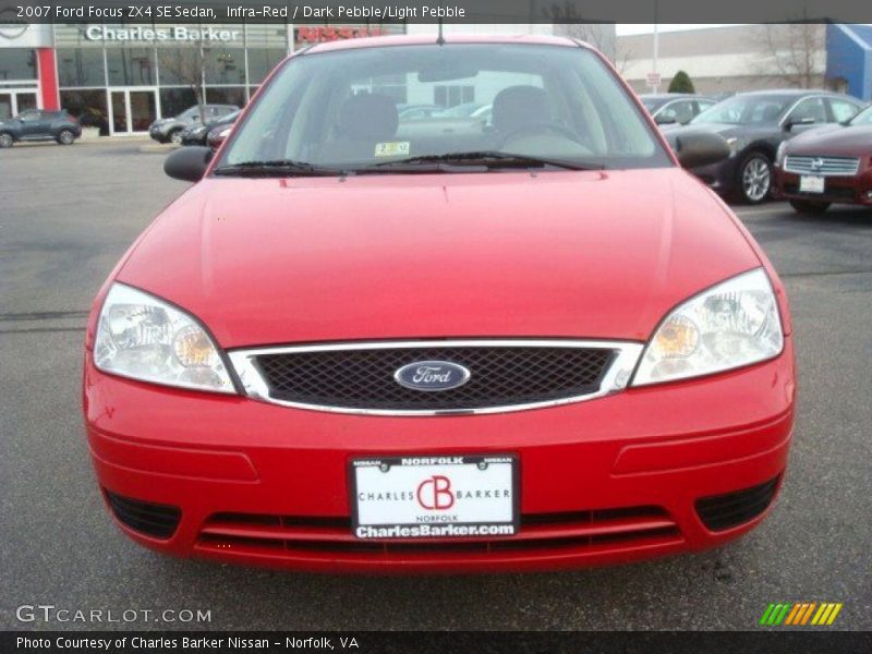 Infra-Red / Dark Pebble/Light Pebble 2007 Ford Focus ZX4 SE Sedan