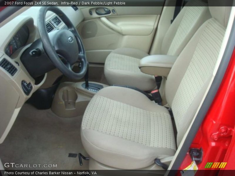 Infra-Red / Dark Pebble/Light Pebble 2007 Ford Focus ZX4 SE Sedan
