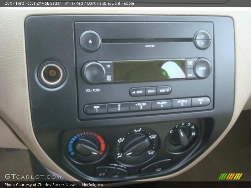 Infra-Red / Dark Pebble/Light Pebble 2007 Ford Focus ZX4 SE Sedan