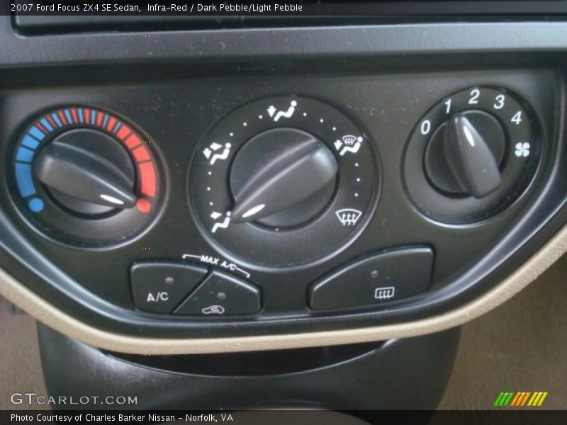 Infra-Red / Dark Pebble/Light Pebble 2007 Ford Focus ZX4 SE Sedan