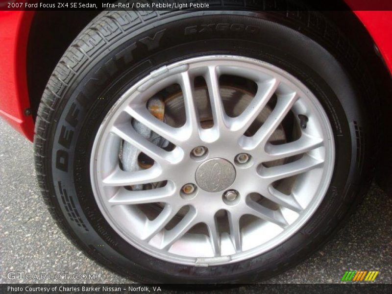 Infra-Red / Dark Pebble/Light Pebble 2007 Ford Focus ZX4 SE Sedan