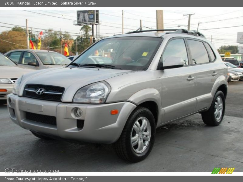 Sahara Silver / Gray 2006 Hyundai Tucson Limited