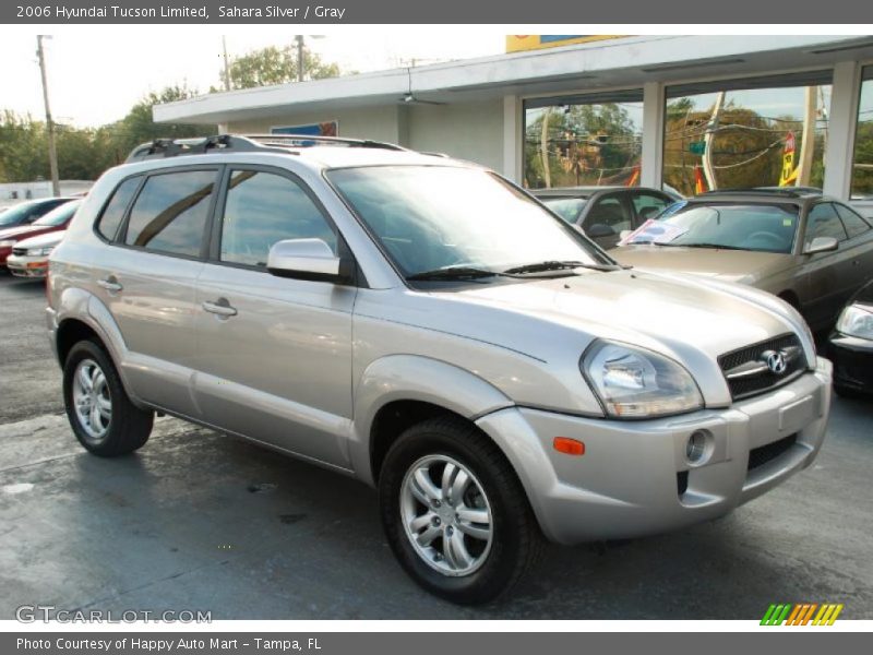 Sahara Silver / Gray 2006 Hyundai Tucson Limited