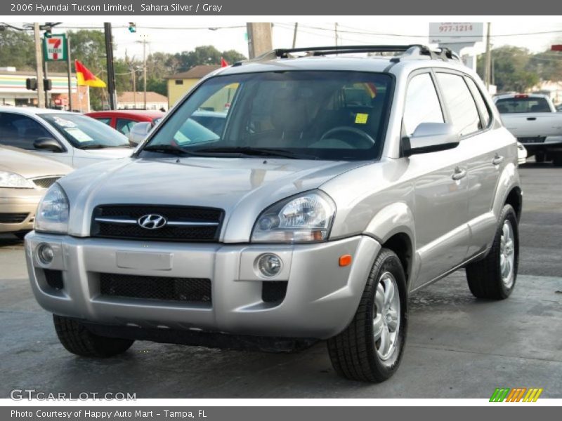 Sahara Silver / Gray 2006 Hyundai Tucson Limited