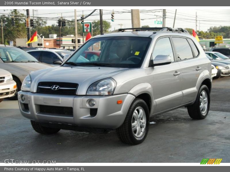 Sahara Silver / Gray 2006 Hyundai Tucson Limited