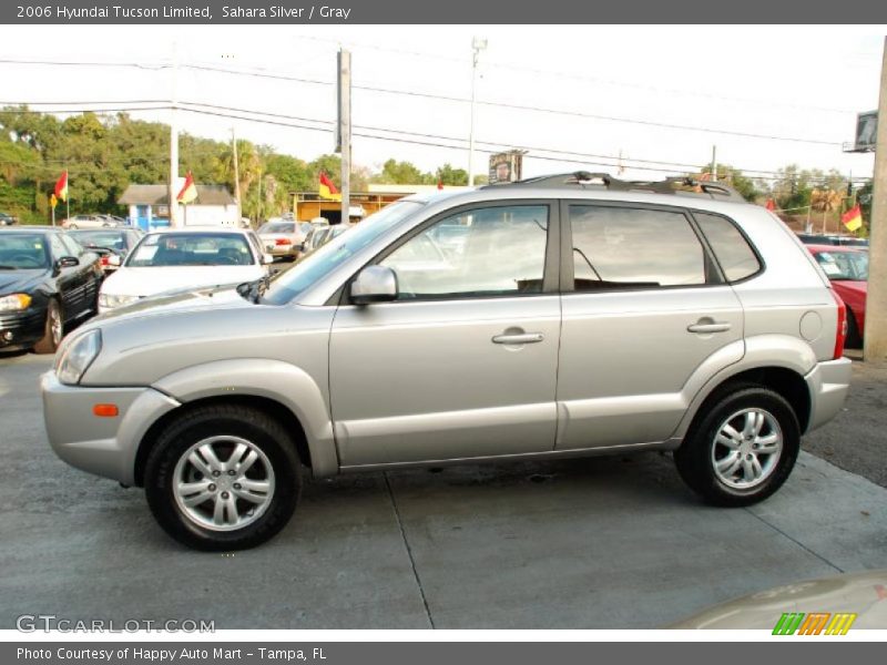 Sahara Silver / Gray 2006 Hyundai Tucson Limited