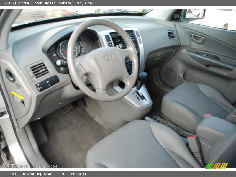 Sahara Silver / Gray 2006 Hyundai Tucson Limited