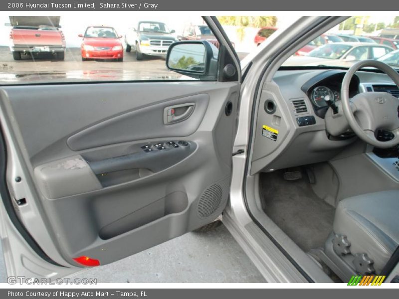 Sahara Silver / Gray 2006 Hyundai Tucson Limited