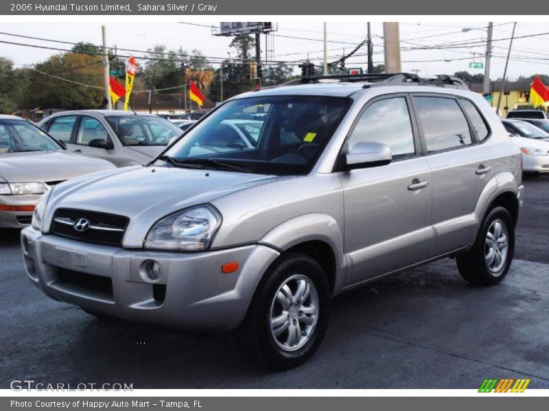 Sahara Silver / Gray 2006 Hyundai Tucson Limited