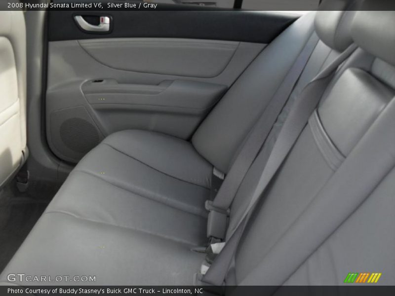 Silver Blue / Gray 2008 Hyundai Sonata Limited V6