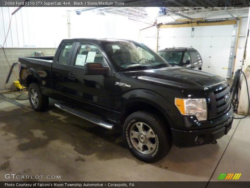Black / Stone/Medium Stone 2009 Ford F150 STX SuperCab 4x4