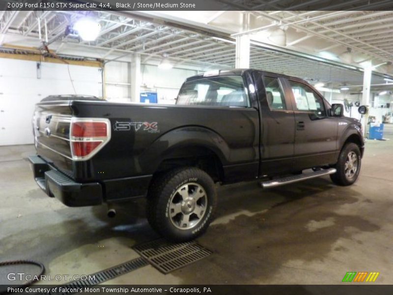 Black / Stone/Medium Stone 2009 Ford F150 STX SuperCab 4x4