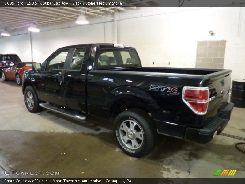 Black / Stone/Medium Stone 2009 Ford F150 STX SuperCab 4x4
