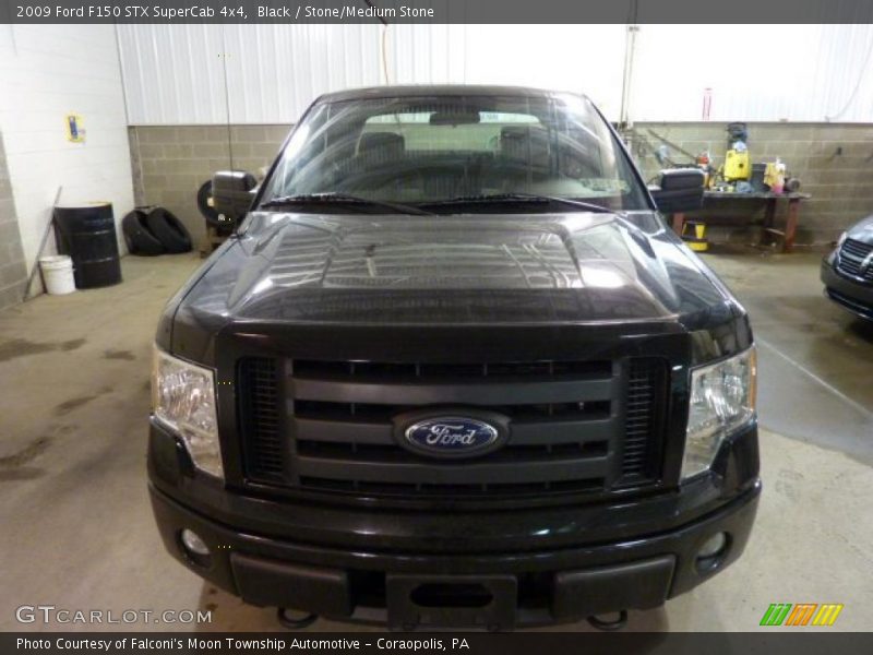 Black / Stone/Medium Stone 2009 Ford F150 STX SuperCab 4x4