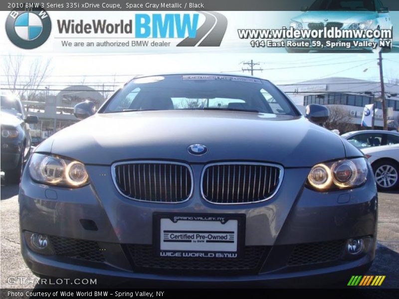 Space Gray Metallic / Black 2010 BMW 3 Series 335i xDrive Coupe