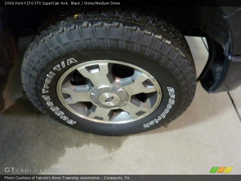 Black / Stone/Medium Stone 2009 Ford F150 STX SuperCab 4x4