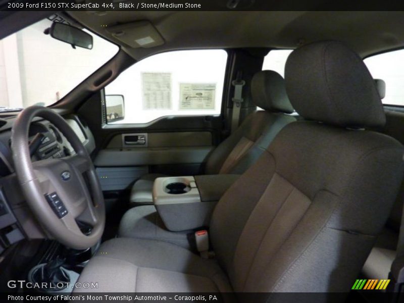 Black / Stone/Medium Stone 2009 Ford F150 STX SuperCab 4x4