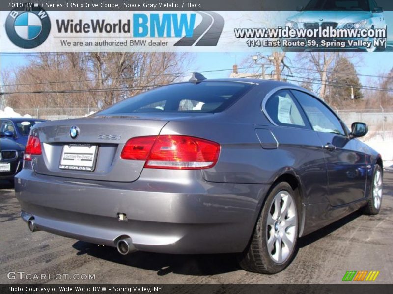 Space Gray Metallic / Black 2010 BMW 3 Series 335i xDrive Coupe