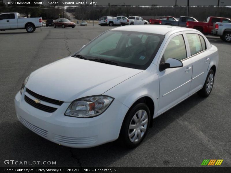 Summit White / Gray 2009 Chevrolet Cobalt LT Sedan