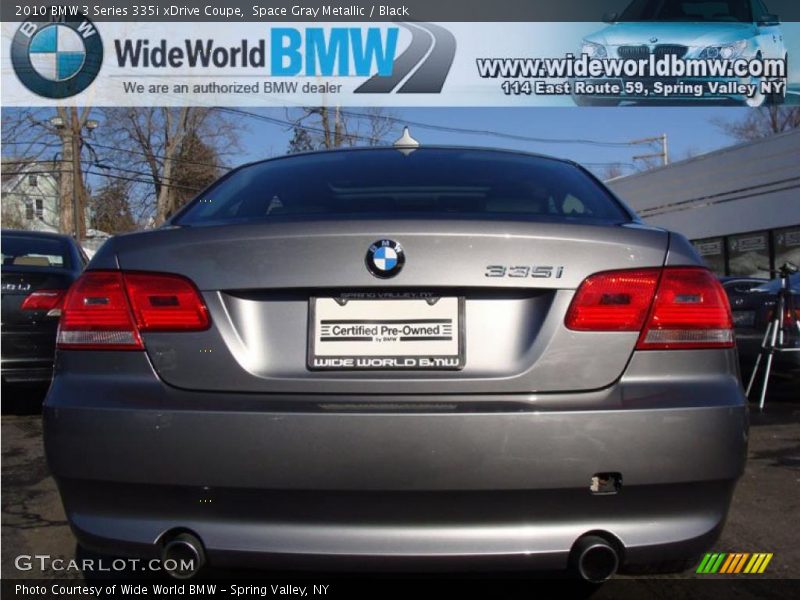 Space Gray Metallic / Black 2010 BMW 3 Series 335i xDrive Coupe