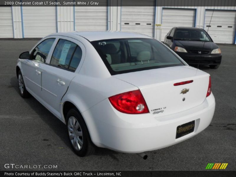 Summit White / Gray 2009 Chevrolet Cobalt LT Sedan