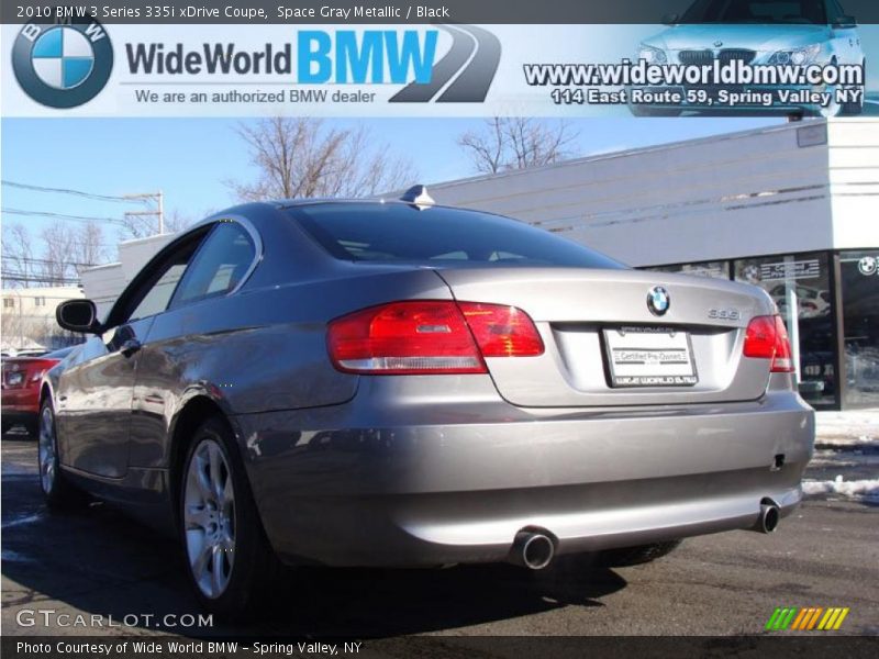 Space Gray Metallic / Black 2010 BMW 3 Series 335i xDrive Coupe
