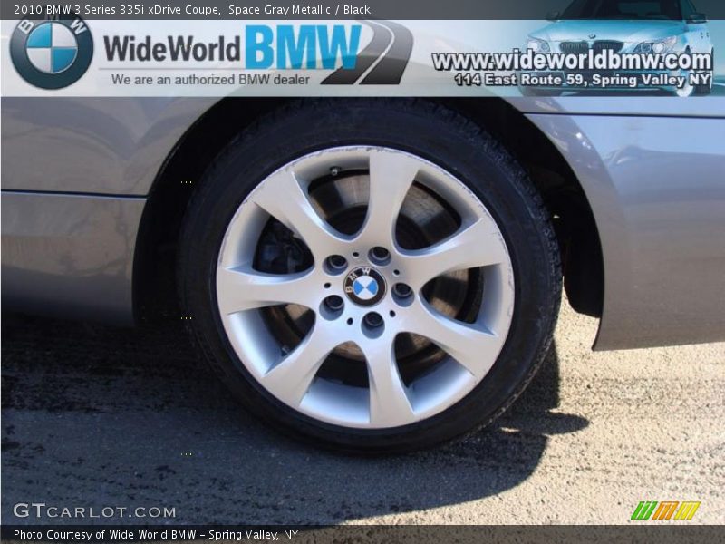 Space Gray Metallic / Black 2010 BMW 3 Series 335i xDrive Coupe