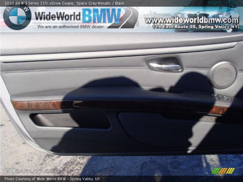 Space Gray Metallic / Black 2010 BMW 3 Series 335i xDrive Coupe
