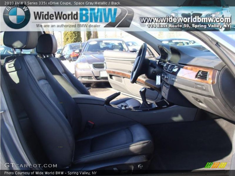 Space Gray Metallic / Black 2010 BMW 3 Series 335i xDrive Coupe