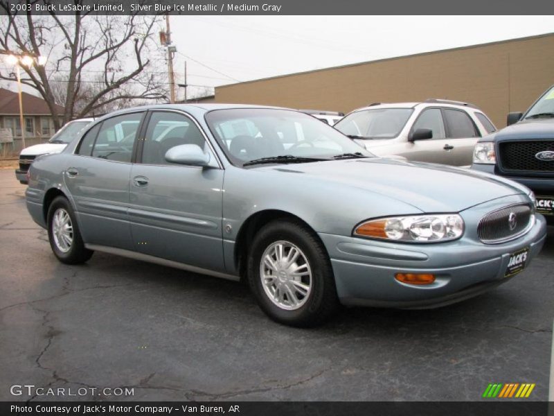 Silver Blue Ice Metallic / Medium Gray 2003 Buick LeSabre Limited