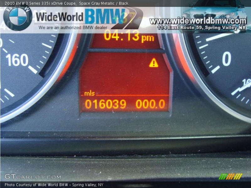 Space Gray Metallic / Black 2010 BMW 3 Series 335i xDrive Coupe