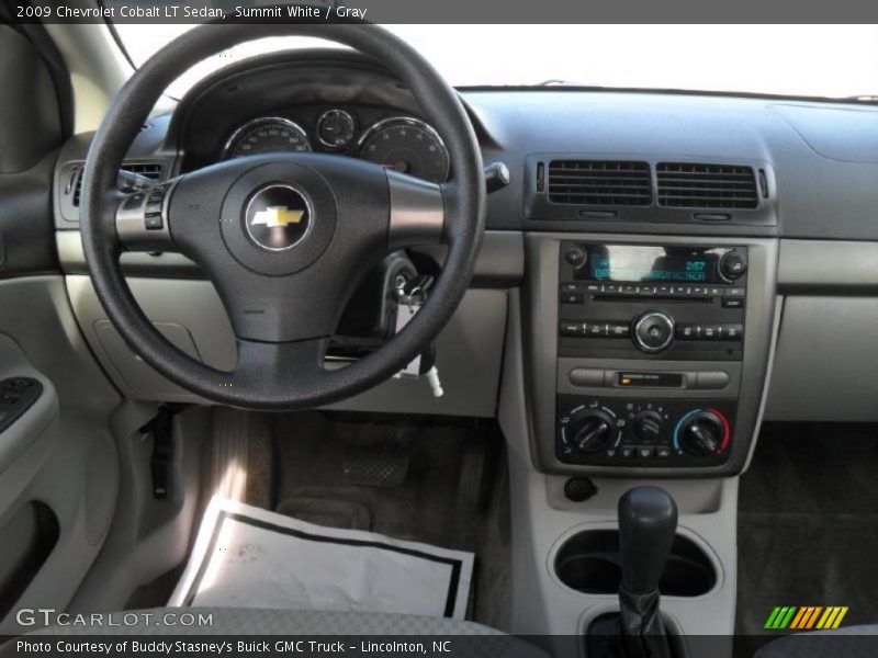 Summit White / Gray 2009 Chevrolet Cobalt LT Sedan