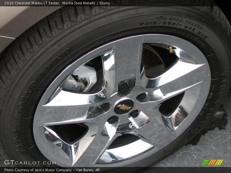 Mocha Steel Metallic / Ebony 2010 Chevrolet Malibu LT Sedan