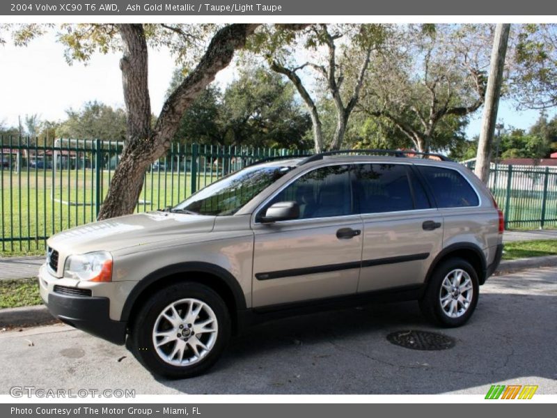 Ash Gold Metallic / Taupe/Light Taupe 2004 Volvo XC90 T6 AWD