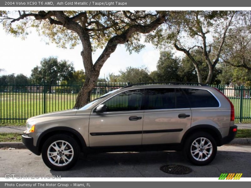 Ash Gold Metallic / Taupe/Light Taupe 2004 Volvo XC90 T6 AWD