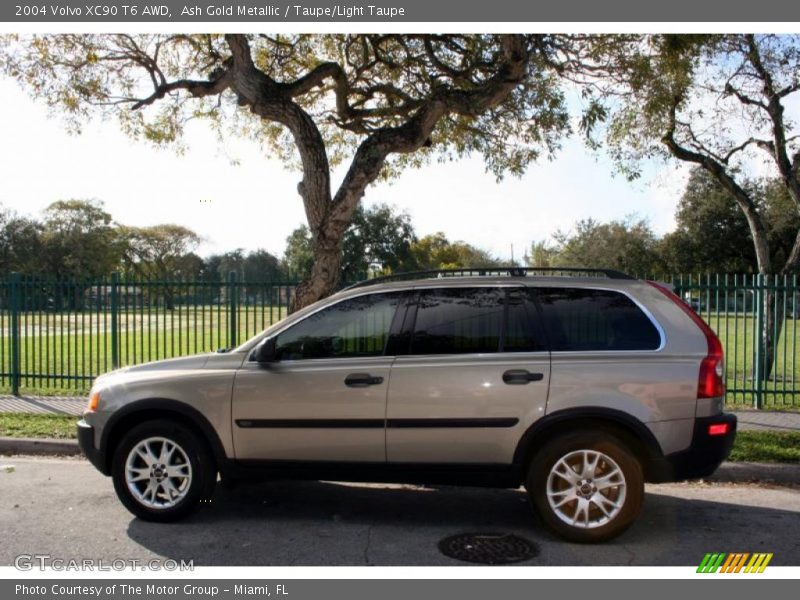 Ash Gold Metallic / Taupe/Light Taupe 2004 Volvo XC90 T6 AWD