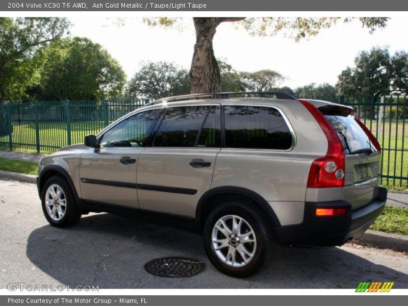 Ash Gold Metallic / Taupe/Light Taupe 2004 Volvo XC90 T6 AWD