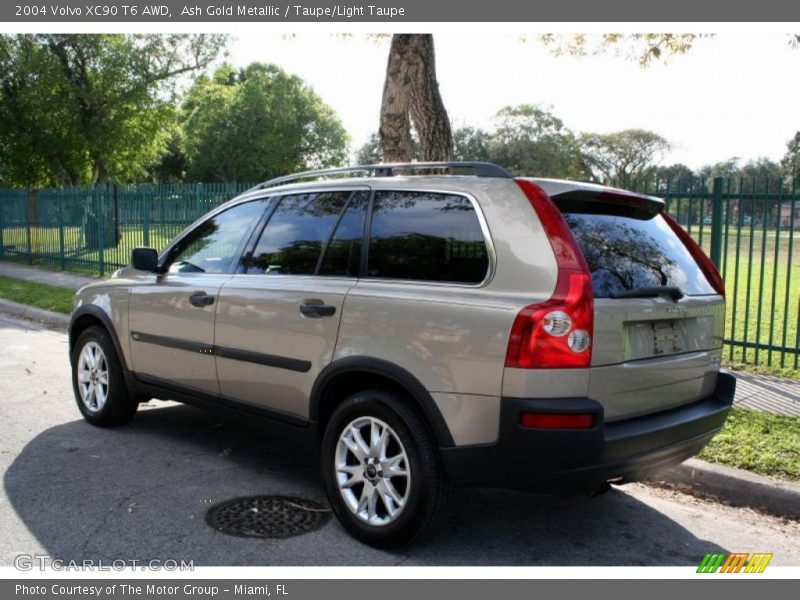 Ash Gold Metallic / Taupe/Light Taupe 2004 Volvo XC90 T6 AWD