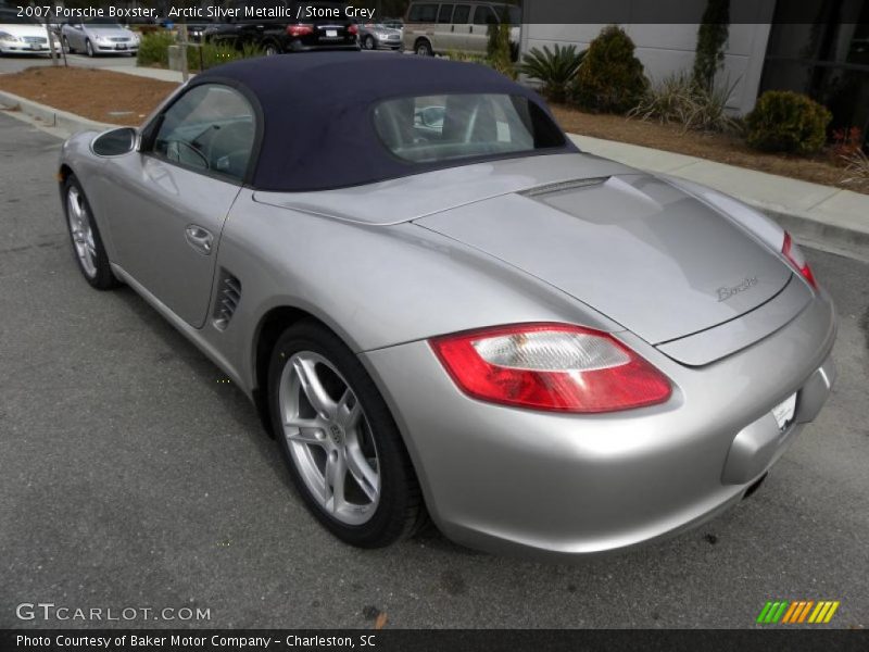 Arctic Silver Metallic / Stone Grey 2007 Porsche Boxster
