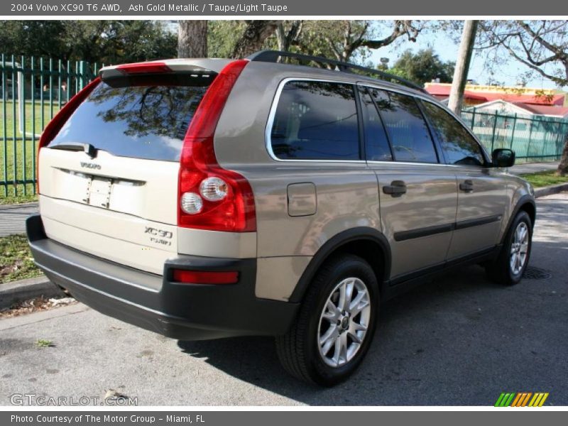 Ash Gold Metallic / Taupe/Light Taupe 2004 Volvo XC90 T6 AWD