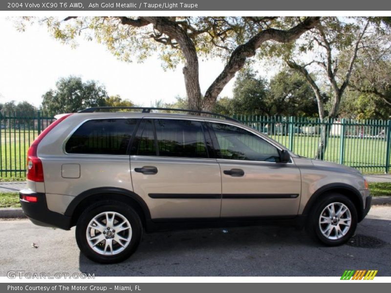 Ash Gold Metallic / Taupe/Light Taupe 2004 Volvo XC90 T6 AWD